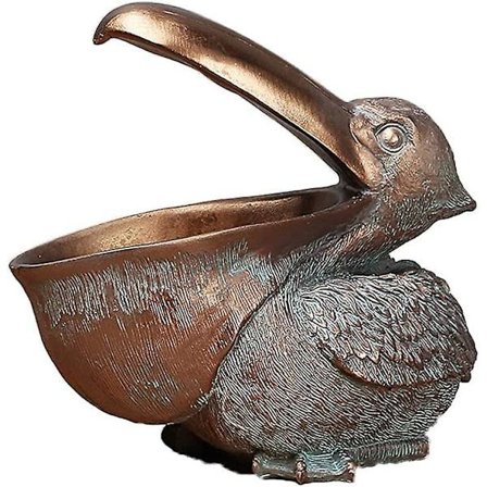 Modell Pelican Dekorasjoner, Unik Realistisk Stor Munn Design Vintage Pelican Dekorasjoner