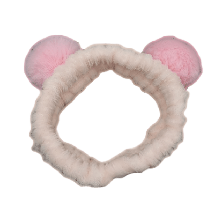 Complement Kids Hårband / Makeup Band Med Bollar Accessoarer Unisex Rosa