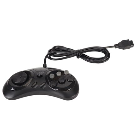 Sega 9 Pin 16Bit Mini Håndholdt Ergonomisk Klassisk Bærbar Gamepad Controller