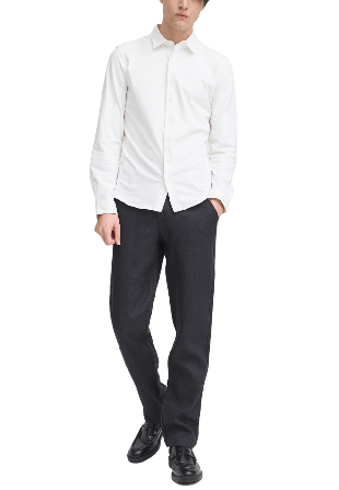 Casual Friday CFPANDRUP 100% linen pant Trouser Byxor Herr Blå 32-32