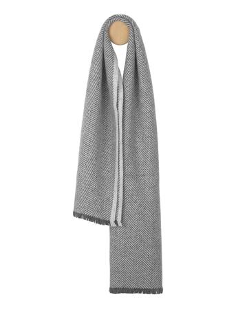 Edinburgh Scarf Accessories Scarves Winter Scarves Grå ELVANG*Betinget Tilbud