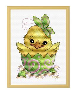 Broderikit Billede Farverig påske - Knittingroom