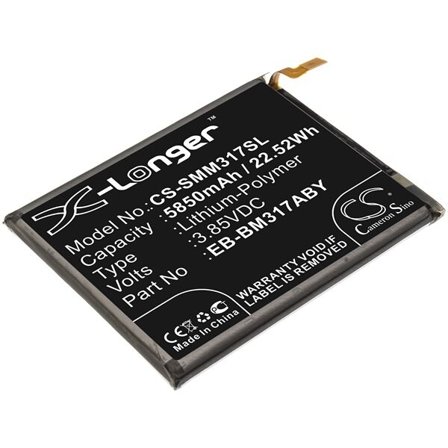 Akku älypuhelin, Matkapuhelin Samsung Galaxy M31, Galaxy M31s, SM-M317F ja muut.
