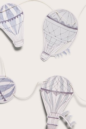 Newbie | Girlanda z balonami | Offwhite