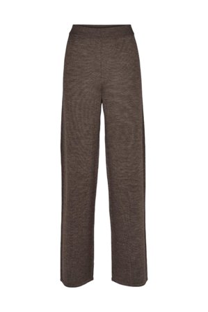Vera Wide Pant Brown Melert XL