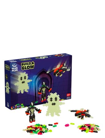 Plus-Plus Build And Glow - Glow In The Dark / 360 Pcs Patterned Plus-Plus