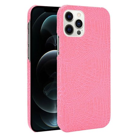 Croco iPhone 12 Pro Max skal - Rosa