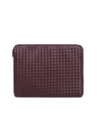 Carin Wester Flätat laptopfodral EMMA Plånböcker & fodral Röd ONESIZE