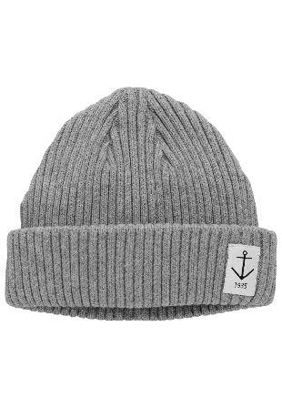 Resteröds Ekologisk Bomull, Beanie Mössa, Smula, Grå Accessoarer Herr ONESIZE