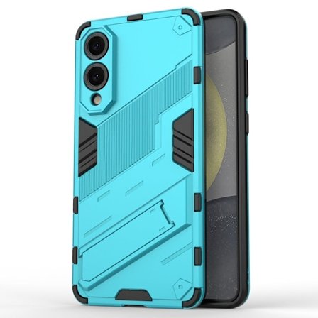 Samsung Galaxy S25 Edge Case PC + Joustava iskunkestävä puhelinsuojus potkulaudalla - Vauvasininen