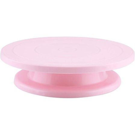 1 kpl Pink Cake -kiinnityspöytä kakkulevy pyörivä kakku