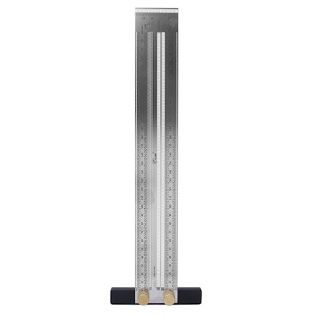 Rustfri Stål T Type Hul Lineal Ridsemål Træbearbejdning Markeringsværktøj med Automatisk Blyant 300mm