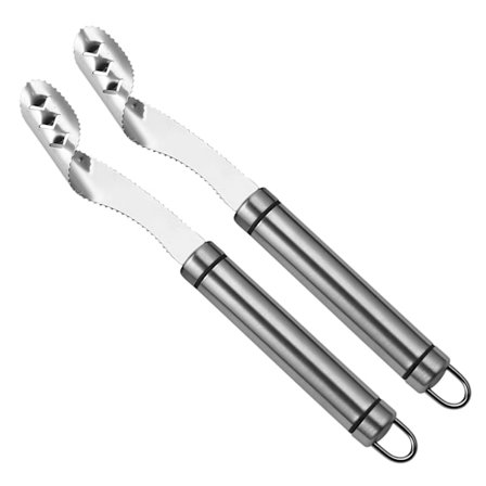 Rostfritt stål Chili Corer Peppers Seed Remover Lätt att rengöra paprika Frö Grävare Kökstillbehör