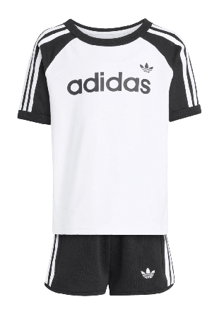 Adidas Originals Sprinter Short Tee set T-shirts & toppar Unisex Vit 116