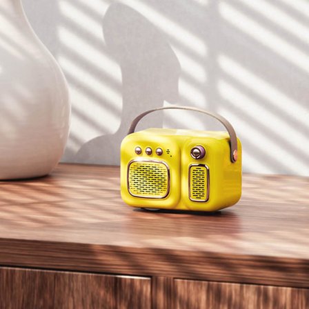 Kreativ Retro Trådløs Bluetooth-høyttaler Mini Bærbar Mobiltelefon Nostalgisk Subwoofer Utendørs Bærbar Liten Lydrydding