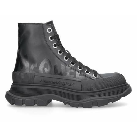 Alexander McQueen, Lace-up Boots Czarny, Kobieta, Rozmiar: 41 EU