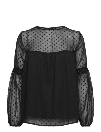 Viedee L/S Top/2/Ka/Su Black Vila