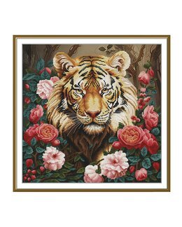 Broderikit Billede Kongen over junglen - Nova Sloboda