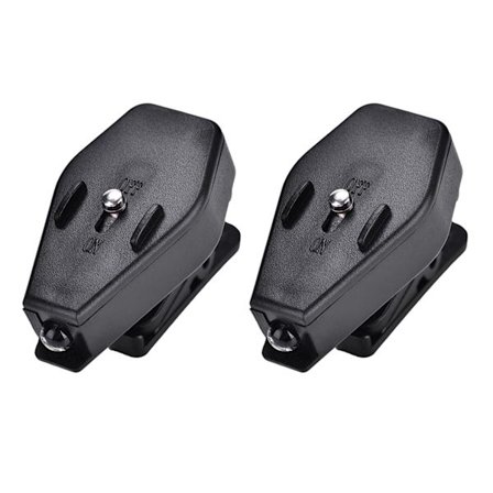 1 par LED-klips på brillelampe for nattlesing, fiske og vedlikehold av apparater