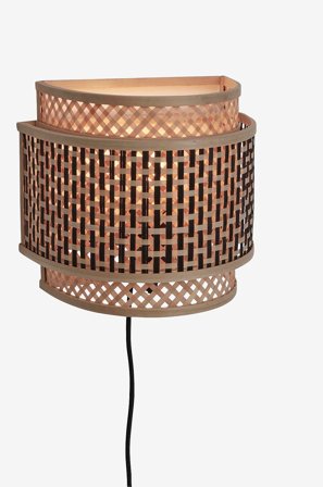 Good&Mojo - Vegglampe Bhutan 24x21 cm - Flerfarget - Vegglamper - Fra Homeroom