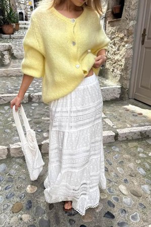Ida Cardigan Yellow M/L