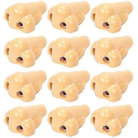 12 stk Nese-Blyantspissere Kreative Blyantspissere Kontorrekvisita Julegave