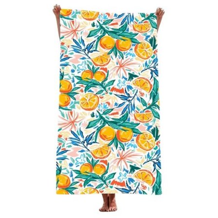 XXL Mikrofiber Strandhåndklæde 70x140 cm, Badehåndklæde / Strandhåndklæde, mikrofiber strandhåndklæde - Hurtigtørrende og Let