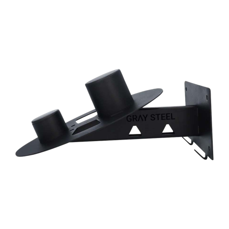 Gray Steel X5 Helmet Display Hanger