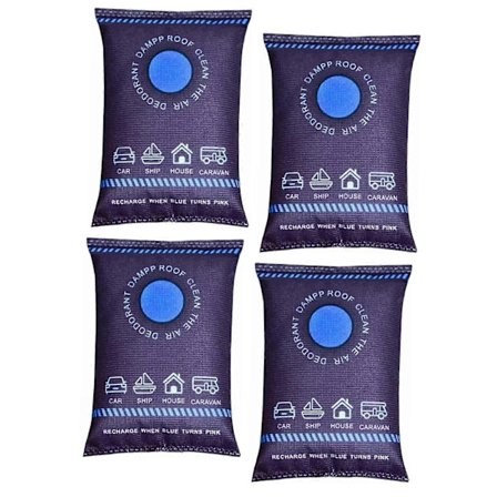 Fugtabsorberende poser til bil, genanvendelige affugterposer, bærbare kondensabsorbere til vinduer, skab, bil, kælder, autocamper og opbevaring