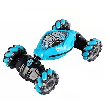 Gestkontrollerad RC-bil, Gestavkännande RC-stuntbilsleksaker, 2,4 GHz 4WD Handfjärrkontroll med Ljus och Musik