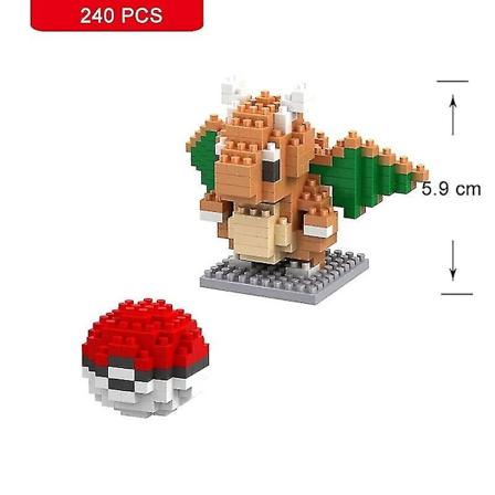 Nanoblock Pieni Pikachu Tiilimalli, Koulutuslelu Lapsille, Syntym p iv tiili Dragonite
