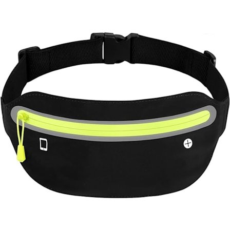 Løpebelte for telefon, svettebestandig løpeveske ultra tynn med justerbar elastisk stropp,