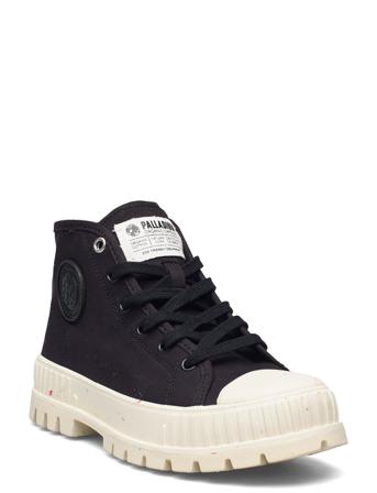 Pallashock Mid Org High-top Sneakers Sort Palladium