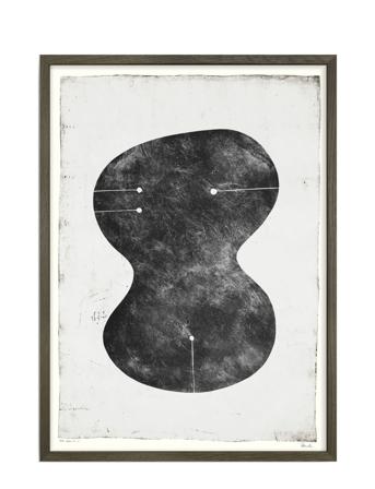 Body Bean No. 01 Home Decoration Posters & Frames Posters Graphical Patterns Grå Hein Studio
