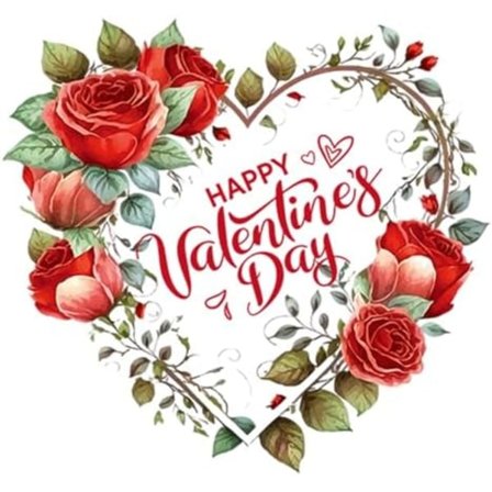 2 stk 32x32cm Valentinsdag Vindu Dekal, Valentinsdag Vindu Dekaler, Avtagbar Vegg Dekal for Kjøleskap, Dekor