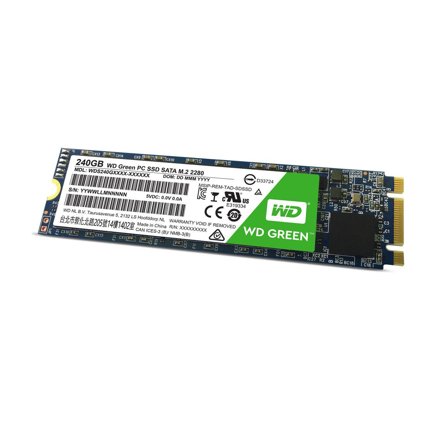 WD Green PC SSD WDS240G1G0B - Solid State Drive - 240 GB - intern - M.2 2280 - SATA 6Gb/s