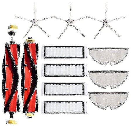 12-pack Xiaomi Roborock S4 S5max Dammsugar Hepa-kit