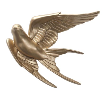 3D Swallow Väggmonterad Pendel Fashionabla dekorativa rekvisita för väggentré