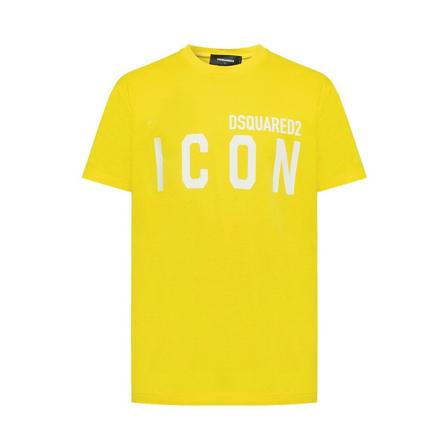 Dsquared2 T-Shirts gul, Herr, Herr, Storlek: S