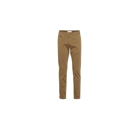 Knowledge Cotton Apparel, Chuck Straight cut Chino Pants Beige, Heren, Maat:W32