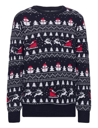Happy Seasons | The Stylish Christmas Jumper Navy | 98-104