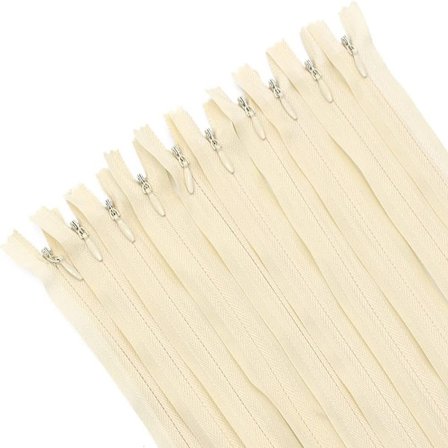 Usynlig lynlås syning Beige, tilbehør