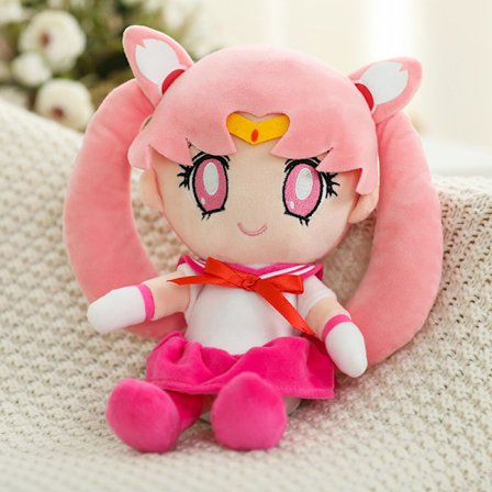25CM Kawaii Sailord Moon Plush Toy Moon Cat Moon Hare Cute Girl Heart Filled Anime Doll Gift Home Bedroom Decor Födelsedagspresent