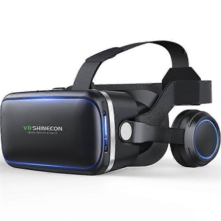 SHINECON 6. Generation G04E 3D VR Briller Virtual Reality Headset med Høretelefoner til 4.0