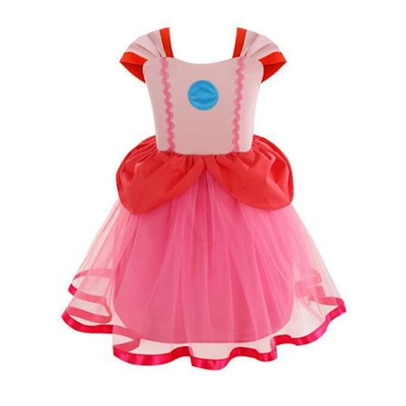 Girls Pink Princess Dress Party Dress up