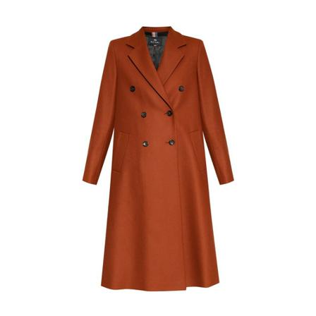 PS By Paul Smith, Double-breasted coat Bruin, Dames, Maat:XL