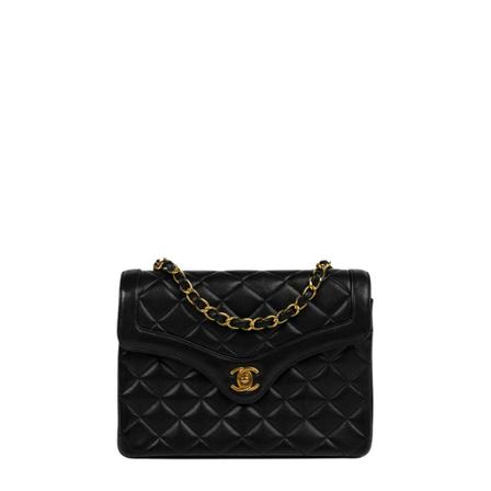Chanel Vintage Pre-owned Bags Sort, unisex Vintage Tasker, Størrelse: ONE Size