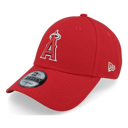 New Era - MLB Röd adjustable Keps - Los Angeles Angels League Essential Adjustable @ Hatstore