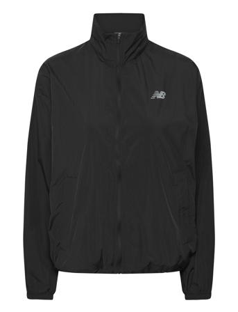 Athletics Packable Jacket Sport Women Sport Clothing Sport Outerwear Sport Jackets Sport Training Jackets Black New Balance