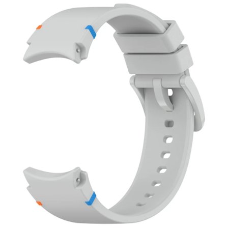 {hw}Original reim for Samsung Galaxy Watch 7/FE/5 Pro/6/4 classic 44mm 40mm Silikon correa Galaxy Watch 7 Armbånd Grå B Watch 5 40mm 44mm